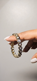 Golden Orbit Stretchy Bracelet