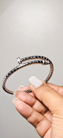 Clavo Pave Bangle Stainless steel