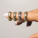 Scatter Set Dome Ring Gold/SIlver
