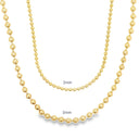 bead necklace 18"