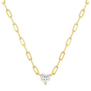 Perfect Heart Paperclip Necklace