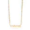 18K Gold PVD Stainless Steel Mama Necklace / CHN0090