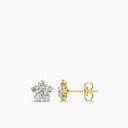 14KY 2.15 Ctw Diamond Astra Flower Earring