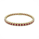 Color Bezel Tennis Bracelet