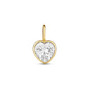 Heartbeat Charm  White