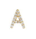 Diamond Initial Stud