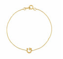 Solid Initial Bracelet