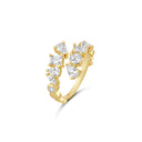 Cluster Glow Ring Gold