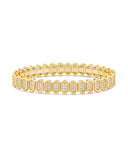 Shield Spark Stretchy Bracelet Gold