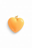 Color Heart Charm Yellow
