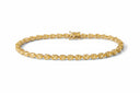 Candy Tennis Bracelet Rectangle Citrine