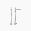 14KW 1 1/2 Ctw Rd Fashion Earring With Sc