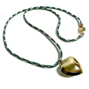 Long Color Cord with Large Heart Charm