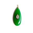 Natural Stone Jade Green Charm