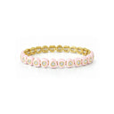 Candy Heart Stretchy Bracelet Pink
