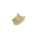 Six Rows Earcuff Gold - Silver