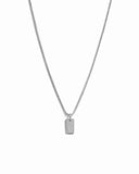 Custom Dainty Initial Tag Necklace