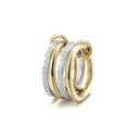 Four Mix Bands Ring Stainless Steel - Size :7,8