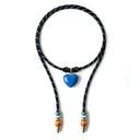 Nudo Color Heart Lariat Navy - Blue Heart