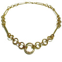 Aria Front Clasp Link Necklace